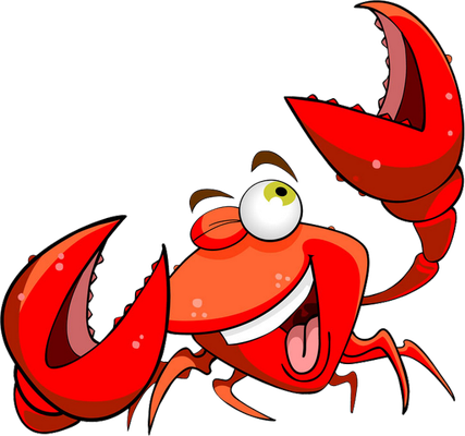 crabe - faune aquatique - animaux - smiley émoticône émoji cartoon clipart illustration - artémotic