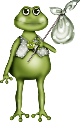 grenouille - faune aquatique - animaux - smiley émoticône émoji cartoon clipart illustration - artémotic