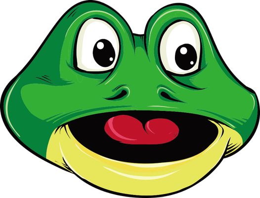 grenouille - faune aquatique - animaux - smiley émoticône émoji cartoon clipart illustration - artémotic