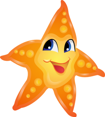 étoile de mer - faune aquatique - animaux - smiley émoticône émoji cartoon clipart illustration - artémotic