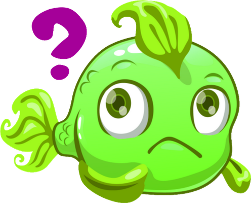 poisson - faune aquatique - animaux - smiley émoticône émoji cartoon clipart illustration - artémotic