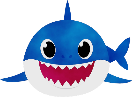 requin - faune aquatique - animaux - smiley émoticône émoji cartoon clipart illustration - artémotic