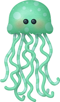 méduse - faune aquatique - animaux - smiley émoticône émoji cartoon clipart illustration - artémotic