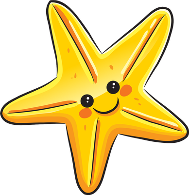étoile de mer - faune aquatique - animaux - smiley émoticône émoji cartoon clipart illustration - artémotic