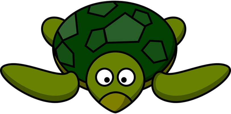 tortue marine - faune aquatique - animaux - smiley émoticône émoji cartoon clipart illustration - artémotic