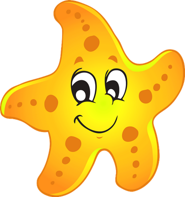 étoile de mer - faune aquatique - animaux - smiley émoticône émoji cartoon clipart illustration - artémotic