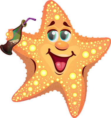 étoile de mer - faune aquatique - animaux - smiley émoticône émoji cartoon clipart illustration - artémotic