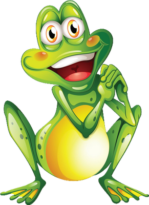 grenouille - faune aquatique - animaux - smiley émoticône émoji cartoon clipart illustration - artémotic