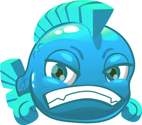 poisson - faune aquatique - animaux - smiley émoticône émoji cartoon clipart illustration - artémotic