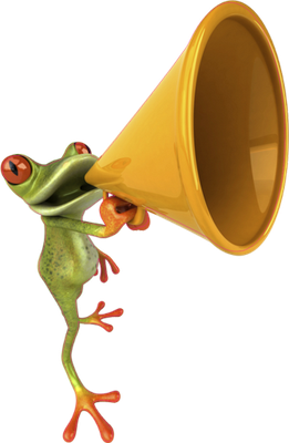 grenouille - faune aquatique - animaux - smiley émoticône émoji cartoon clipart illustration - artémotic