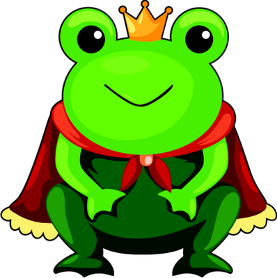 grenouille - faune aquatique - animaux - smiley émoticône émoji cartoon clipart illustration - artémotic