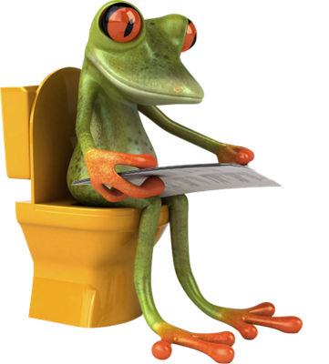 grenouille - faune aquatique - animaux - smiley émoticône émoji cartoon clipart illustration - artémotic
