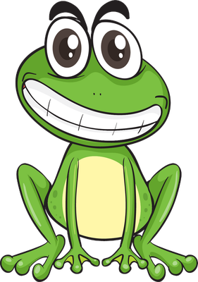 grenouille - faune aquatique - animaux - smiley émoticône émoji cartoon clipart illustration - artémotic