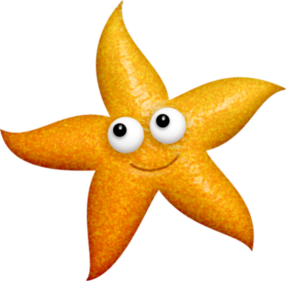 étoile de mer - faune aquatique - animaux - smiley émoticône émoji cartoon clipart illustration - artémotic