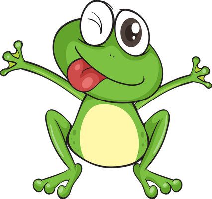 grenouille - faune aquatique - animaux - smiley émoticône émoji cartoon clipart illustration - artémotic