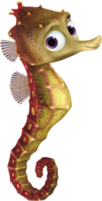 hippocampe - faune aquatique - animaux - smiley émoticône émoji cartoon clipart illustration - artémotic