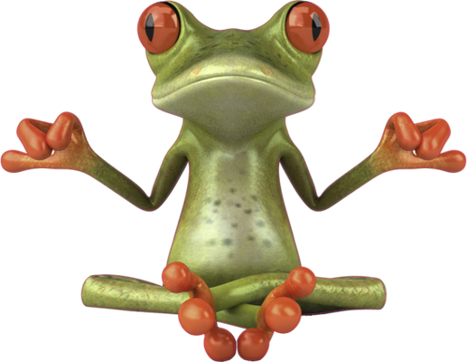 grenouille - faune aquatique - animaux - smiley émoticône émoji cartoon clipart illustration - artémotic
