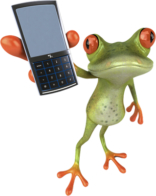 grenouille - faune aquatique - animaux - smiley émoticône émoji cartoon clipart illustration - artémotic