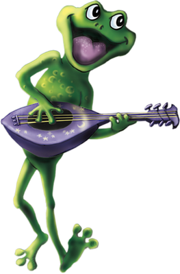 grenouille - faune aquatique - animaux - smiley émoticône émoji cartoon clipart illustration - artémotic