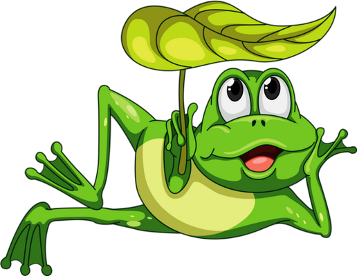 grenouille - faune aquatique - animaux - smiley émoticône émoji cartoon clipart illustration - artémotic