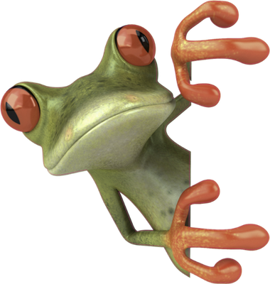 grenouille - faune aquatique - animaux - smiley émoticône émoji cartoon clipart illustration - artémotic