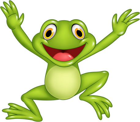 grenouille - faune aquatique - animaux - smiley émoticône émoji cartoon clipart illustration - artémotic