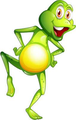 grenouille - faune aquatique - animaux - smiley émoticône émoji cartoon clipart illustration - artémotic