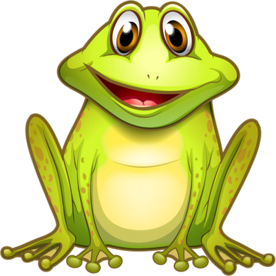 grenouille - faune aquatique - animaux - smiley émoticône émoji cartoon clipart illustration - artémotic