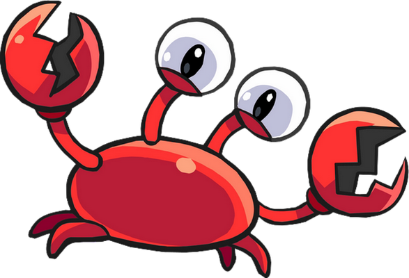 crabe - faune aquatique - animaux - smiley émoticône émoji cartoon clipart illustration - artémotic