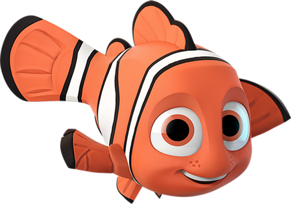 poisson-clown - faune aquatique - animaux - smiley émoticône émoji cartoon clipart illustration - artémotic