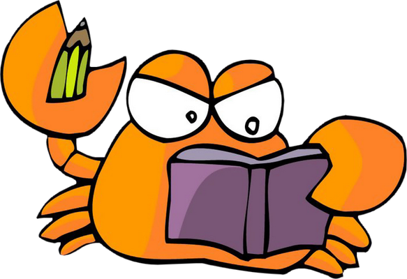 crabe - faune aquatique - animaux - smiley émoticône émoji cartoon clipart illustration - artémotic