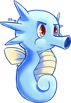 hippocampe - faune aquatique - animaux - smiley émoticône émoji cartoon clipart illustration - artémotic