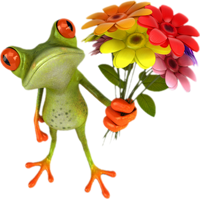 grenouille - faune aquatique - animaux - smiley émoticône émoji cartoon clipart illustration - artémotic