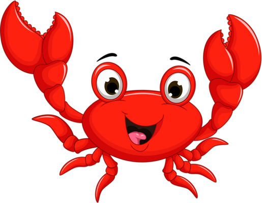 crabe - faune aquatique - animaux - smiley émoticône émoji cartoon clipart illustration - artémotic
