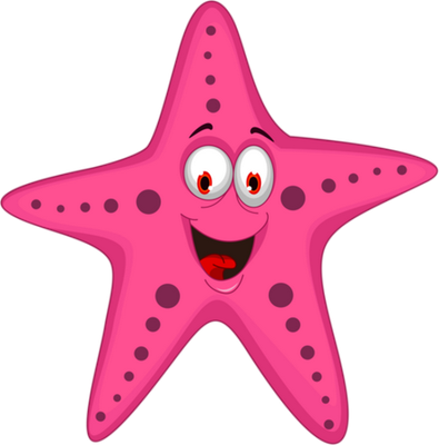 étoile de mer - faune aquatique - animaux - smiley émoticône émoji cartoon clipart illustration - artémotic