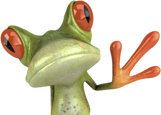 grenouille - faune aquatique - animaux - smiley émoticône émoji cartoon clipart illustration - artémotic