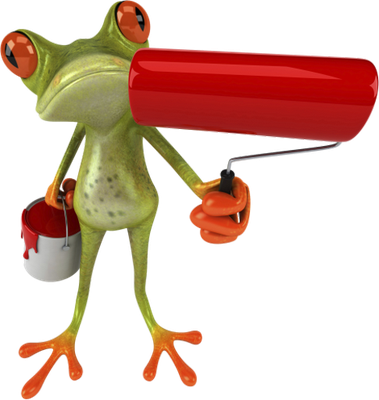 grenouille - faune aquatique - animaux - smiley émoticône émoji cartoon clipart illustration - artémotic