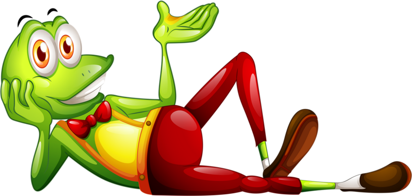 grenouille - faune aquatique - animaux - smiley émoticône émoji cartoon clipart illustration - artémotic