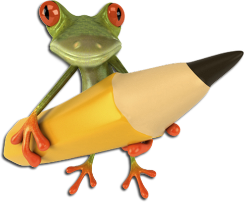 grenouille - faune aquatique - animaux - smiley émoticône émoji cartoon clipart illustration - artémotic