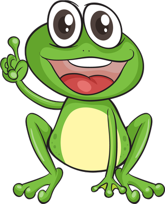 grenouille - faune aquatique - animaux - smiley émoticône émoji cartoon clipart illustration - artémotic