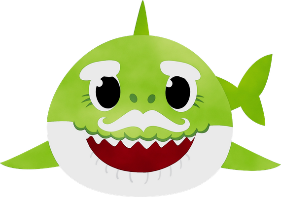requin - faune aquatique - animaux - smiley émoticône émoji cartoon clipart illustration - artémotic