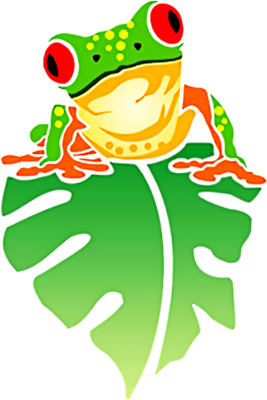 grenouille - faune aquatique - animaux - smiley émoticône émoji cartoon clipart illustration - artémotic