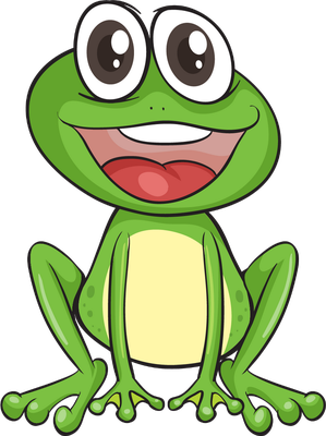 grenouille - faune aquatique - animaux - smiley émoticône émoji cartoon clipart illustration - artémotic
