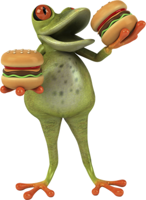 grenouille - faune aquatique - animaux - smiley émoticône émoji cartoon clipart illustration - artémotic