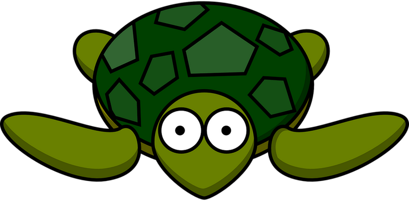 tortue marine - faune aquatique - animaux - smiley émoticône émoji cartoon clipart illustration - artémotic