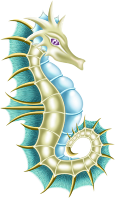 hippocampe - faune aquatique - animaux - smiley émoticône émoji cartoon clipart illustration - artémotic