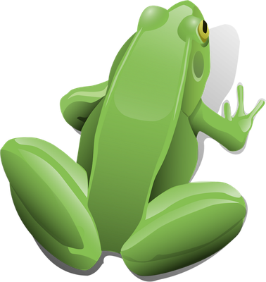 grenouille - faune aquatique - animaux - smiley émoticône émoji cartoon clipart illustration - artémotic