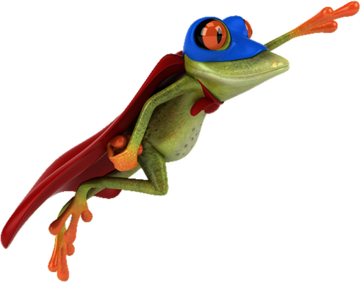 grenouille - faune aquatique - animaux - smiley émoticône émoji cartoon clipart illustration - artémotic