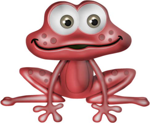 grenouille - faune aquatique - animaux - smiley émoticône émoji cartoon clipart illustration - artémotic