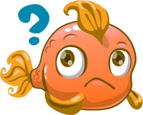 poisson - faune aquatique - animaux - smiley émoticône émoji cartoon clipart illustration - artémotic
